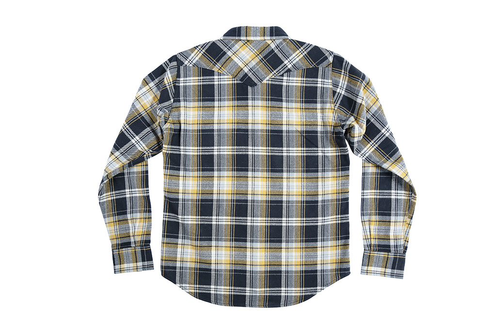 Iron Heart Ultra-Heavy Flannel - Crazy Check Yellow - Image 14